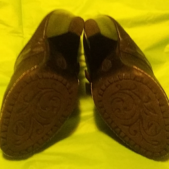 🌛 Euro soft (Sofft) mules. Black & silver 8.5 - Picture 3 of 5